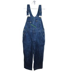 Key Imperial Aristocrat Denim Bib Overalls Mens 36x29 Dark Wash‎ Blue 272.41